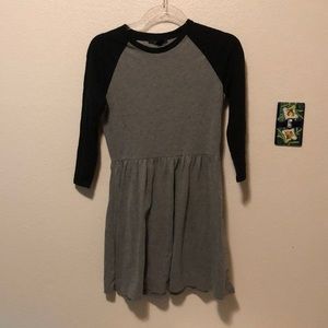 Black and grey dress